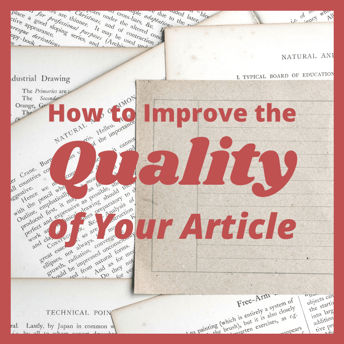 how to find quality research articles