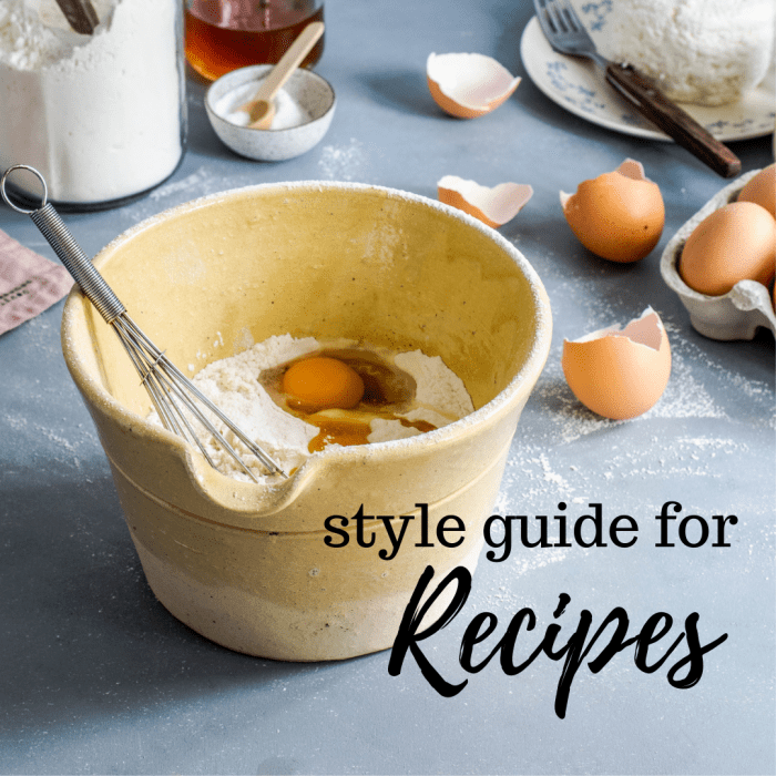 Recipe Style Guide for HubPages HubPages Help