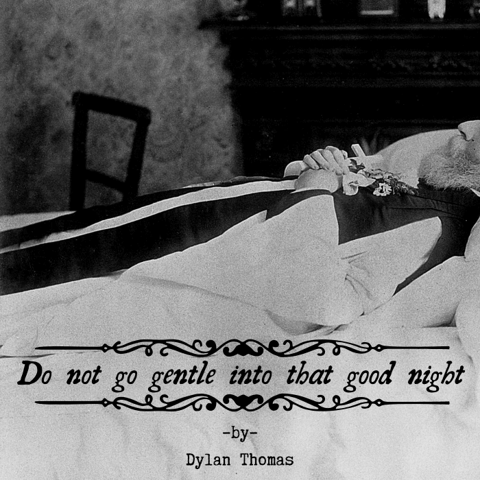 "Do not go gentle into that good night" is Dylan Thomas's best-known poem, and though interpretations vary, it is well-loved by the literary community at large.