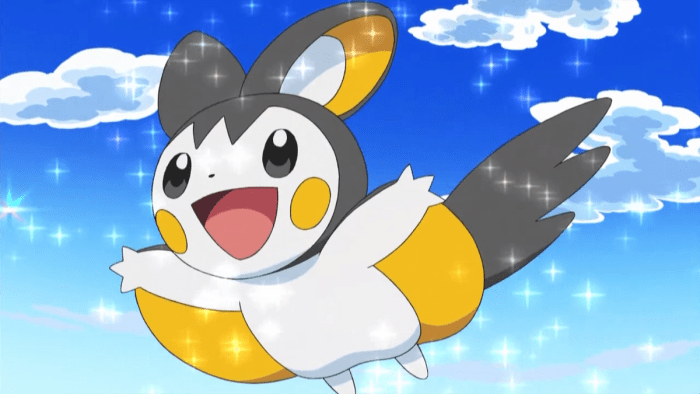 Ash's traveling partner Iris has an Emolga in the anime.