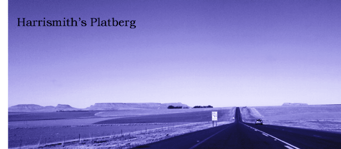 View on Platberg and neighbor-butte en route from Bethlehem to Harrismith, Free State, South Africa