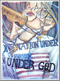 Shown here is an example of Open Expression within sociopolitical art.