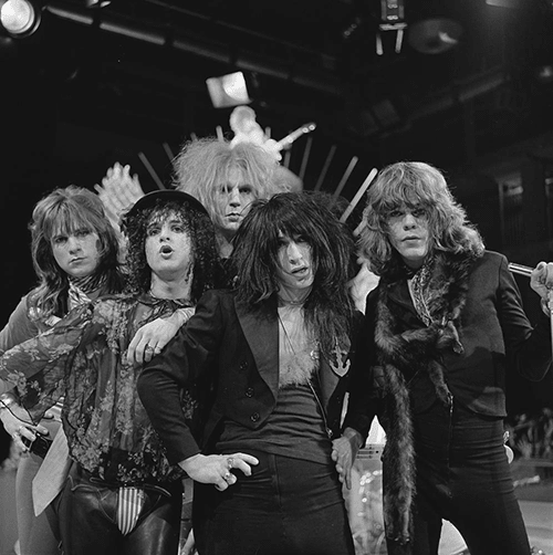 The New York Dolls were an important protopunk band which helped developed what became known as glam punk.