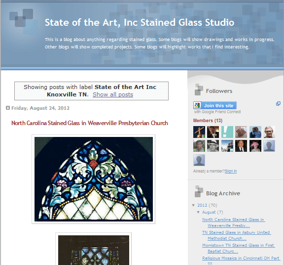 This is an awesome resource for venues, churches and places with stained glass windows