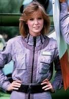 Jean Bruce Scott as the adventure seeking Caitlin O'Shaughnessy in the second and third seasons of the iconic show Airwolf