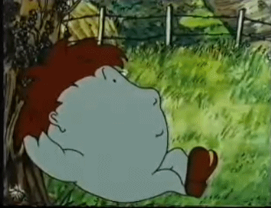 Murun Buchstansangur - Channel 4 cartoon series about a small grey man who lived under a kitchen sink!