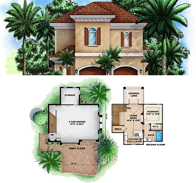A compact traditional style home design that's a great size for down-sized living and a perfect design for a mother-in-law's home.
