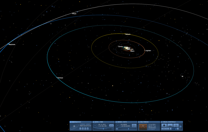 I use this often for my articles on space, and there's a reason. You can view any part of the solar system, zoom in, scroll out, explore various missions. Be sure to click the ? Help toggle in Advanced Mode to learn keyboard navigation shortcuts.