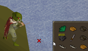 The rotation is knife-fish-roe/caviar-fishing spot, it may take some getting used to but be persistent! It improves experience per hour by 66%!