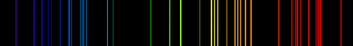 This is the Fraunhofer emission spectra for barium.