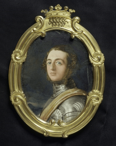 Henry de La Poer Beresford, 3rd Marquess of Waterford, dressed in Eglinton armour, by Robert Thorburn (1840). Victoria & Albert Museum.
