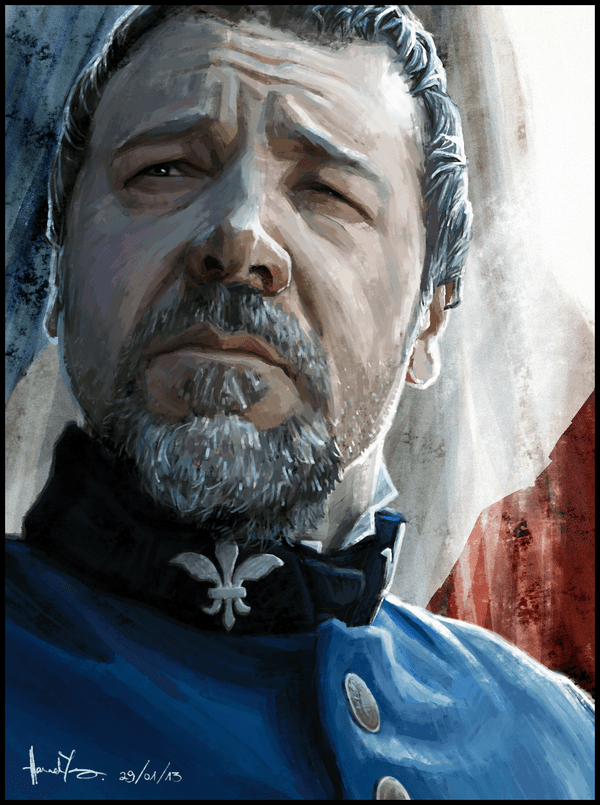 Russell Crowe's recent portrayal of Inspector Javert on the silver screen was as accurate as could be, encompassing the inner turmoil that defines this character in every scene.