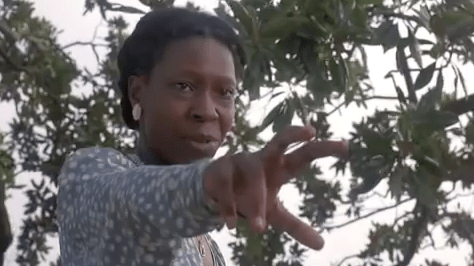 In the 1985 blockbuster movie, The Color Purple, the character Celie demonstrates the fear that a Hoodoo curse can bring. She boldly puts a Hoodoo type curse on "Mister," her estranged husband.