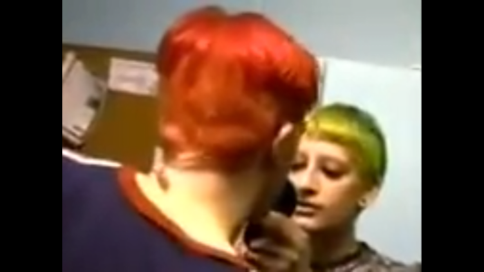 Screenshot @ 34:01 Michael Alig's party that took place after the murder. His neck clearly indicates he had been recently injured.