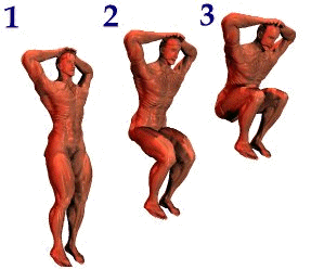 illustration of the no arms hop, This intense exercise will add inches to your jump in only 8 weeks!