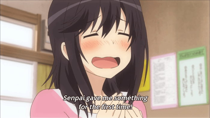 Senpai noticed me! Yes, it's one of those anime. (copyright Silver Link and Sentai Filmworks)