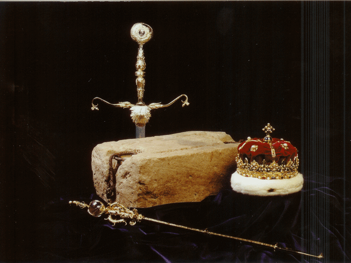 The Honours of Scotland and the Stone of Destiny