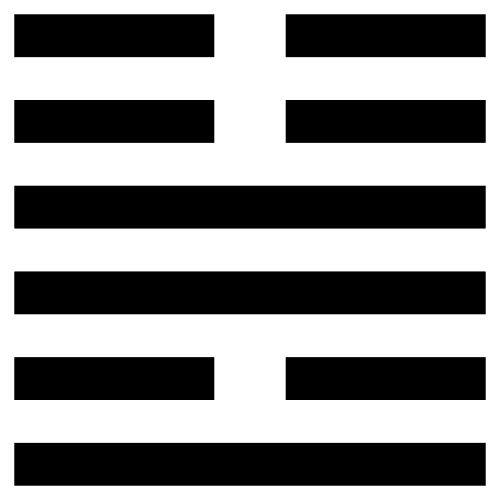 I Ching hexagram 55: ䷶ “Abounding”