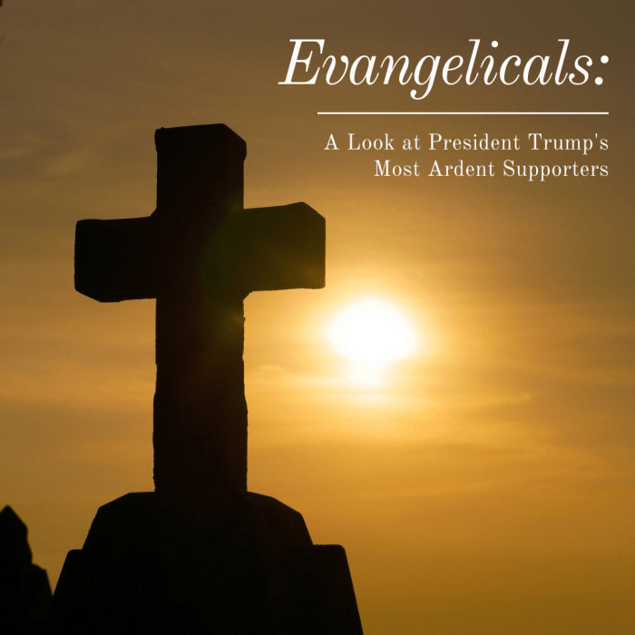 This article will take a look at evangelical Christians, why they love President Trump so much, and whether or not they will continue to support him.