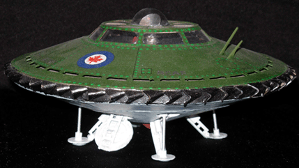 This is a second photo of the Canadian saucer. As it has been done for decades, it proves that such designs are not impossible and also explains a lot of UFO sightings. Today we have more sophisticated saucers than these.