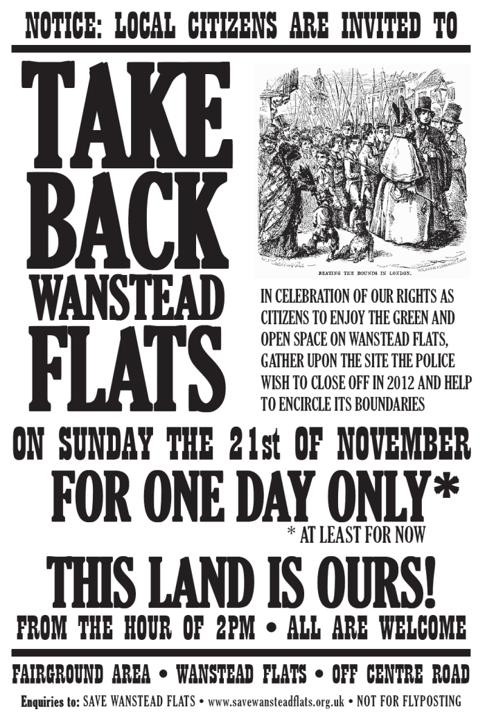 More recently, after the 2012 London Olympics, protest was launched against the proposed blocking-off of public land