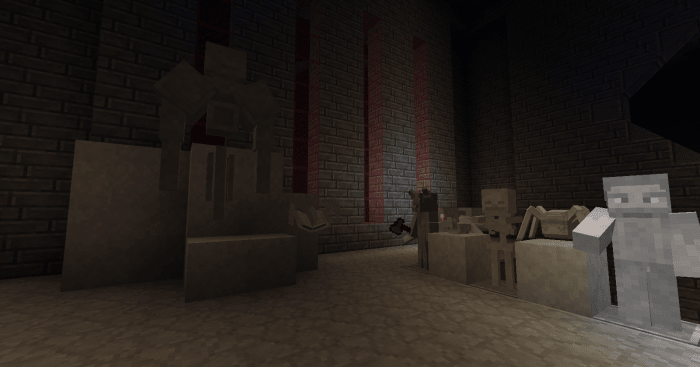 Players can make statues out of any material or creature whether mod-added or not, as long as they have slain them and collected their Vita