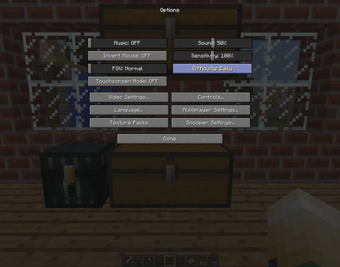 It is easy to change the difficulty of your current Minecraft world in the game options.