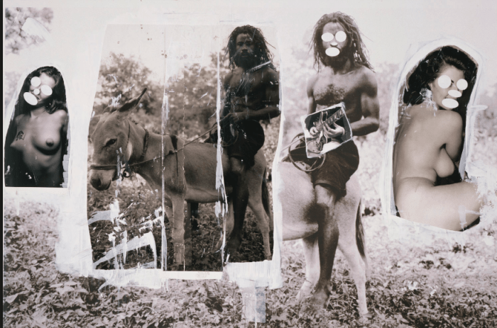 Prince cut out several subjects from Cariou's book, put on a canvas, used Cariou's jungle background, then added paint. Because Prince's art bears little resemblance to Cariou's original photo, he calls it Transformative Art and owns the copyright