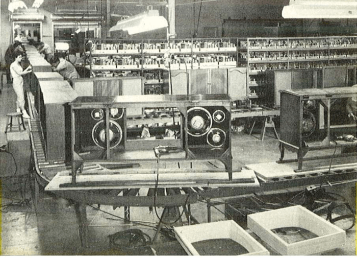 Many hard working women hands wired the chassis of these beautiful Curtis Mathes stereos and television console back in the 1960s.