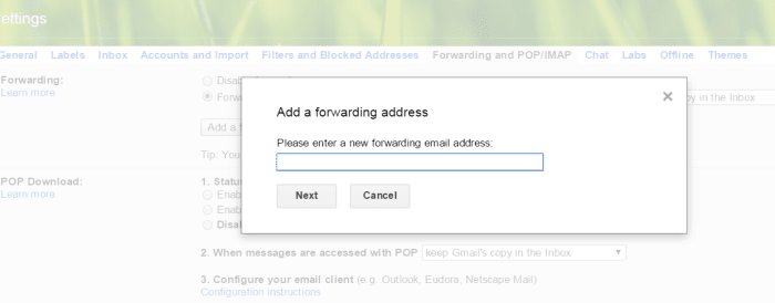 This photo simply shows How to setup pop/imap of your Gmail to forward it to another email account: Settings-Forwarding and POP/IMAP