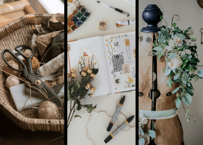 Whether it's a craft, a hobby or a simple pleasure, take the time to do something you love that you usually don't have time for.