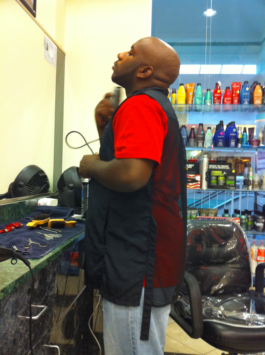 When you're a picky barber sometimes the only way to get things done right is to do it yourself!