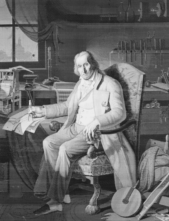 Woven in Lyons, France, by Didier Petit & Co. in 1838