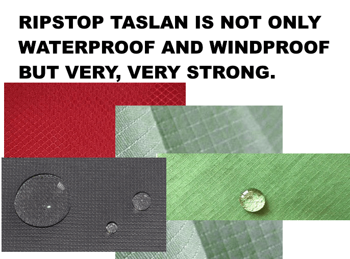 By using a particular weave, extra strong threading is introduced. This makes Taslan Ripstop a very robust material for items like bags and other hardwearing requirements.