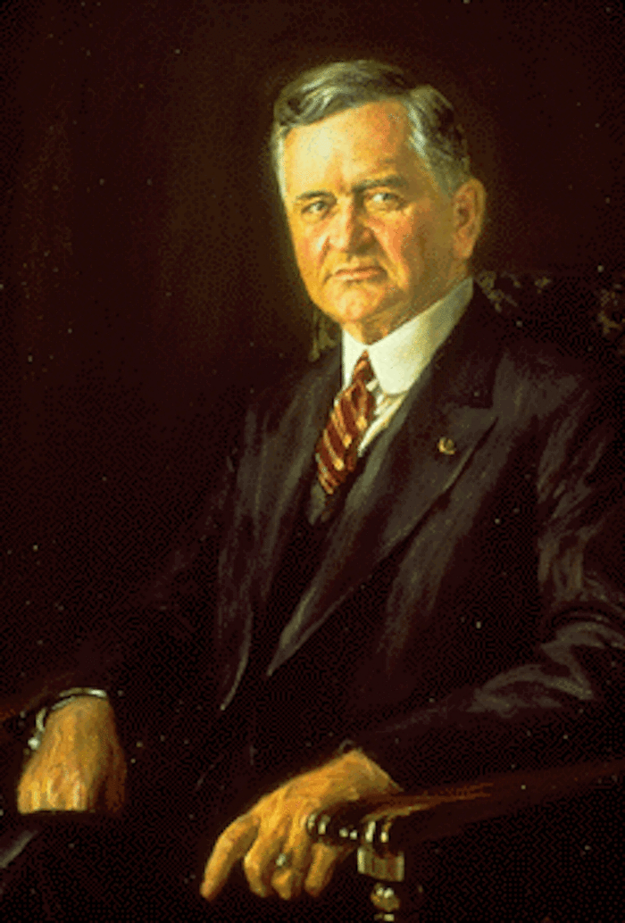 Portrait of Edward L. Jackson - Indiana Governor - January 12, 1925-January 14, 1929