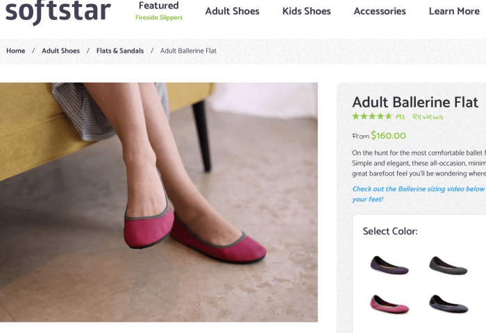 These Ballerine flats are preferred by women but are sold regardless of gender unlike most ballerina flats or similar shoes on the market