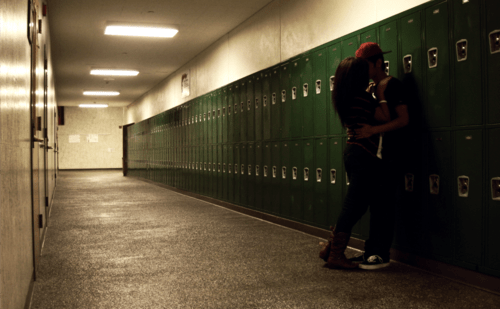 For most teenage girls, making out at high school isn't really romantic at all. It is sometimes about rebellion, and often just an attempt to try and fit in. Most women look back at their teenage relationships with regret. Sad, but true.