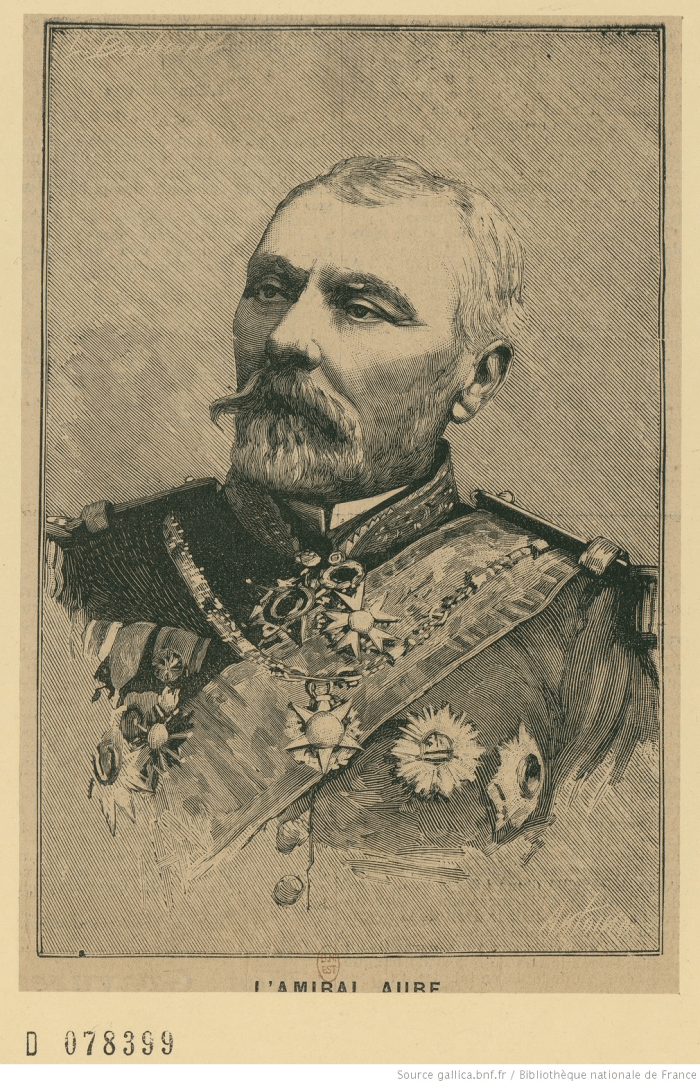 Théophile Aube, a French admiral and one of the most important thinkers behind the development of the Jeune école.