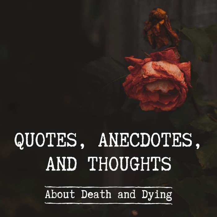 Quotations and Anecdotes About Death, Bereavement, and Grief ...