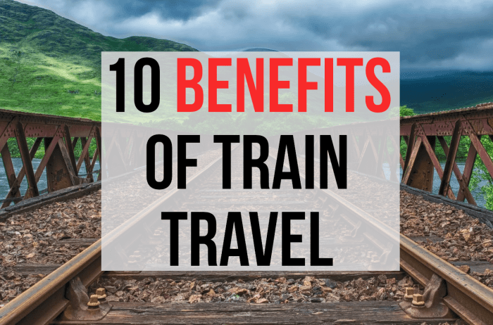 Read on for the ten main positives associated with travelling by train...