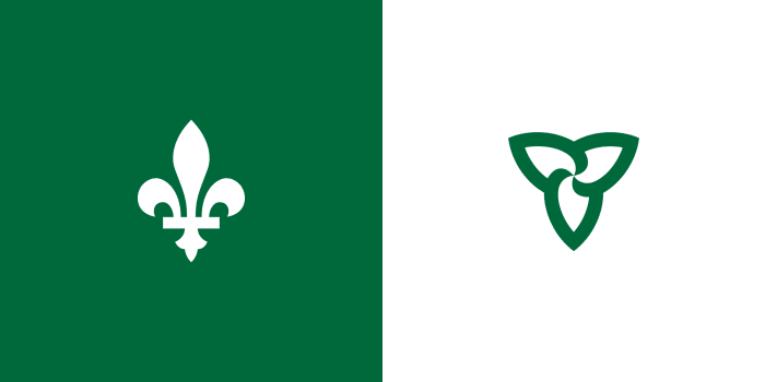 Franco-Ontarian Flag ; Government of Ontario, Office of Francophone Affairs