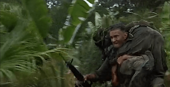 Disregarding his safety, Sergeant Singleton made several trips through the enemy killing zone, moving several of the injured men out of the danger area.