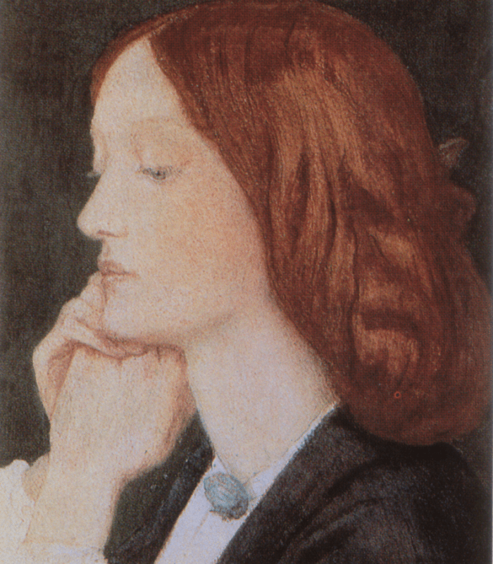 Portrait of Elizabeth Siddal 1854 by Artist Dante Gabriel Rossetti