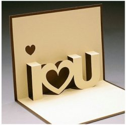 Look At This Unique Pop Up Card You Can Make Yourself For Valentine's Day. Photo Credit: Martha Stewart Via Six In The Suburbs