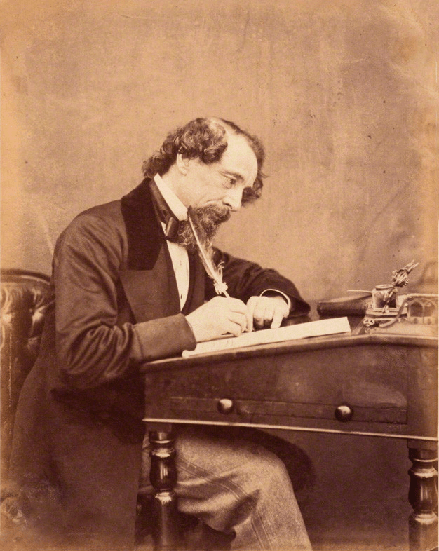 Writer and Social Critic, Charles Dickens 1858
