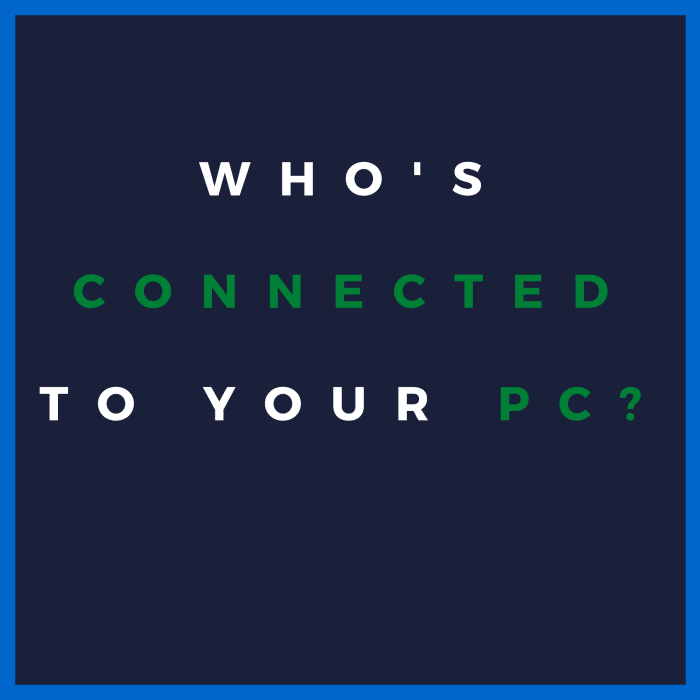 Want to see who's connected to your PC right now? We'll open up the Windows cmd prompt, use Netstat, and then use the "Foreign Address" info found to take a look at the connections on the other end.