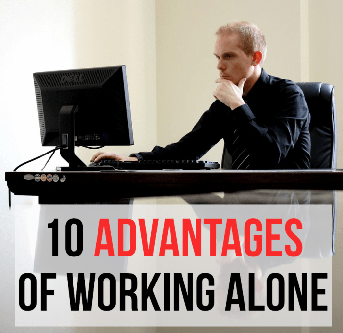 If you are looking for a list of the positives associated with working independently, read on...