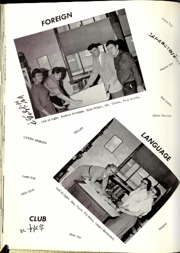 Author as a member of Foreign Language Club