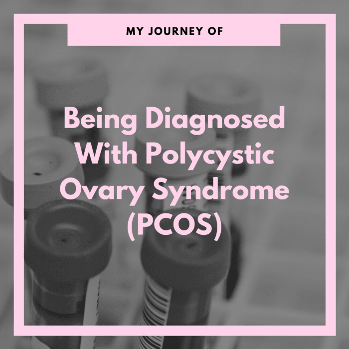 After talking with the specialist, he told me I had PCOS. I was 22 at this time. My husband was dumbfounded, and he argued with the doctor that I was too young to have a condition like that.