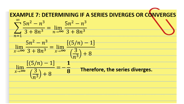 Divergence Test Determining If A Series Converges Or Diverges Owlcation Education 2364